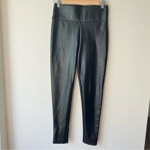 Vince Camuto Faux Leather Pull-On Leggings Black Pants Women’s Small